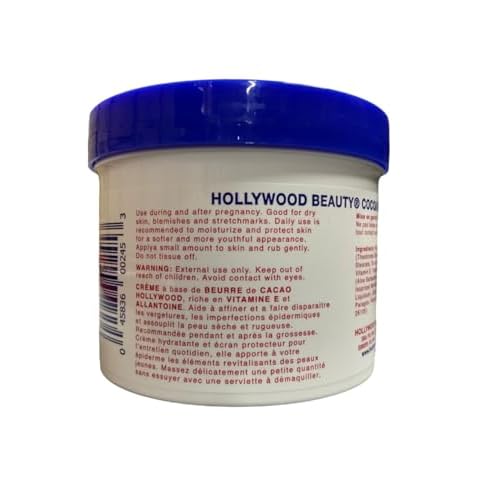 Hollywood Beauty Skin Creme Cocoa Butter, 25 oz (Pack of 2)