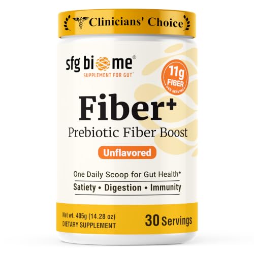 Fiber+ Prebiotic Gut Health Support — 11g Fiber per Serving, Solnul & Fibersol-2 (30 Servings) Sandhu's
