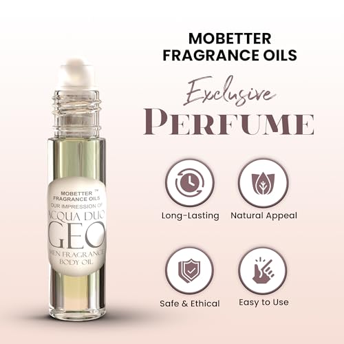 MOBETTER FRAGRANCE OILS Very Eros & Acqua Duo Geo Men Perfume Fragrance Body Oil