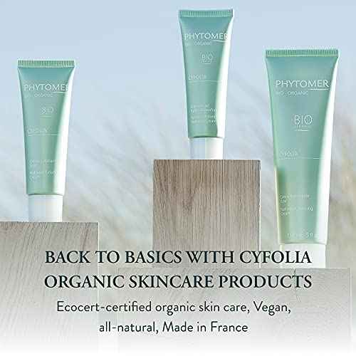 PHYTOMER Cyfolia Organic Face Toning Cleansing Lotion | Healthy, All-Natural Facial Toner| Certified Organic | Gentle Face Cleanser & Makeup Remover | for Radiant, Glowing, Refreshed Skin | 250 ml