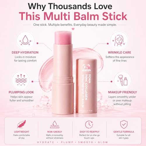 PDRN Pink Collagen Volume Balm Stick, 0.35 oz