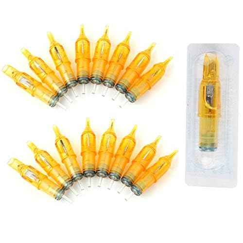 Pirate Face Tattoo (100) Mixed Assorted Disposable Tattoo Needle Cartridge 100 Pcs RL, RS, M1 by Pirate Face Tattoo