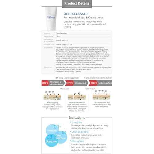 Atomy Evening Care Deep Cleanser - Atomy Clarifying Care Line to Radiant Skin