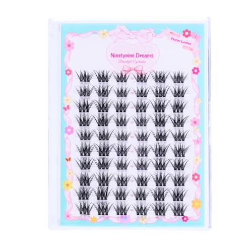 Flutter Lashes Clusters 60Pcs – Wispy Spiky False Eyelash Extensions
