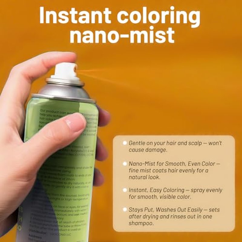 Blonde Temporary Hair Color Spray for Kids & Adults - 4.06 oz