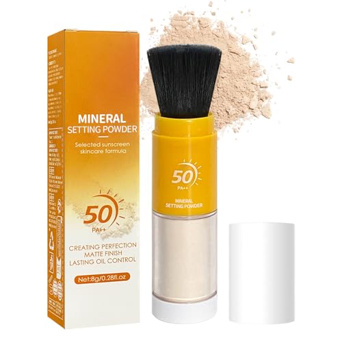 Mineral Sunscreen Setting Powder 0.28oz - Lightweight Matte Face