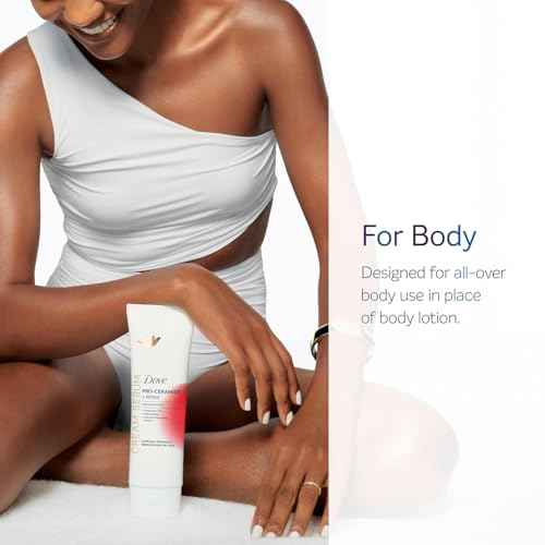 Dove Body Cream Serum Pro-Ceramide + Repair for Rough, Extremely Dry Skin, with Hyaluronic Acid, Niacinamide and Natural Moisturizing Factors Lotion, 8 oz