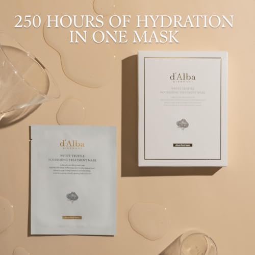 d'alba Piedmont Italian White Truffle Double Serum & Cream & Italian White Truffle Nourishing Mask 5pcs