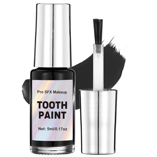 Black Tooth Paint for Halloween Cosplay & SFX Makeup