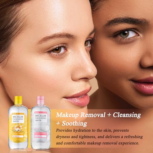 Micellar Water 500ml 2-Pack Makeup Remover