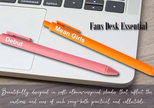 GIFTSFARM Kats Kpop Gel Pens Set - Inspired by KATSEYE, Cute Office Supplies for Music Fans