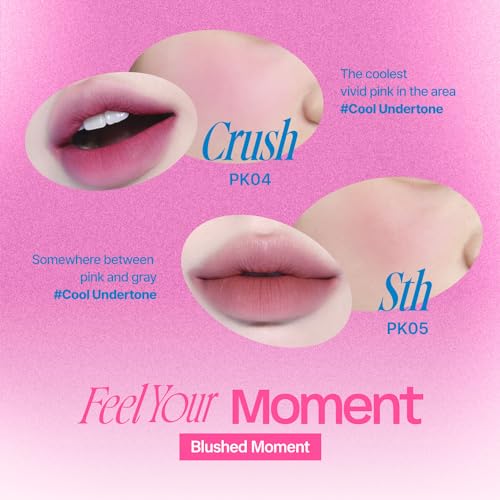 fwee Lip&Cheek Blurry Pudding Pot | Blushed Moment - Crush | Makeup Blush, Buildable Lightweight, Multi-Use Soft Matte Finish | 5g