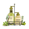 Fruits & Passion [Cucina] - Hand Care Duo Caddy Gift Set | Liquid Hand Soap Wash (5.1 oz) with Hand Cream Lotion (6.8 oz) (Coriander & Olive)