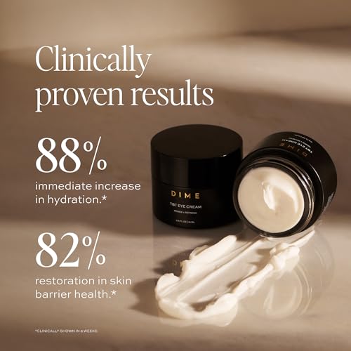 DIME Beauty TBT Eye Cream 0.5 oz (15 ml) - Smooth Fine Lines, Firm Skin, Restore Bounce, Long Lasting Hydration with Bakuchiol