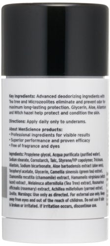 MenScience Androceuticals Advanced Deodorant, 2.6 oz (Pack of 1)