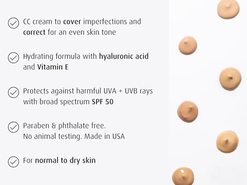 Lune+Aster CC Cream SPF 50 - Dewy Medium Coverage
