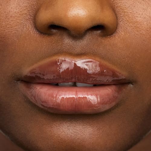 Essence Hydra Kiss Lip Oil Tinted Glossy Finish 08 Mocha Glow - Hydrating & Nourishing Lip Treatment