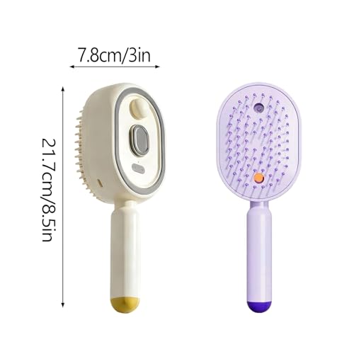 Electric Spray Air Cushion Massage Comb with Red Light