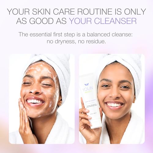 YOUN Beauty Green Tea Face Cleanser by Dr. Anthony Youn ? Paraben-Free, Hydrating Facial Cleanser with Aloe Vera, Chamomile & Cucumber Extracts ? Daily Face Wash for All Skin Types