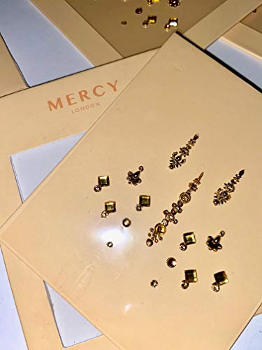 Gold Crystal Bindi Face Jewels Multipack