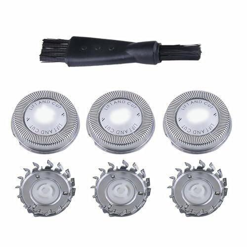 Electric Razor Replacement Shaver Heads for Philips HQ55 HQ3 HQ4+ HQ56 HQ6906 HQ6900 HQ6940 HQ6970 HQ6904 Reflex Plus and Electric Micro Action 3 Pieces