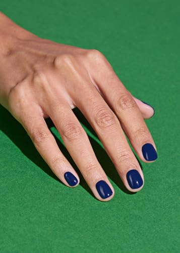 ohora Semi Cured Gel Nail Strips N Royal Navy, Solid Navy, 30 Pack