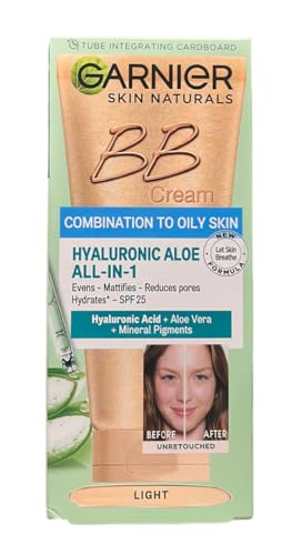Garnier Hyaluronic Aloe BB Cream SPF - Combination to Oily Skin, 50ml