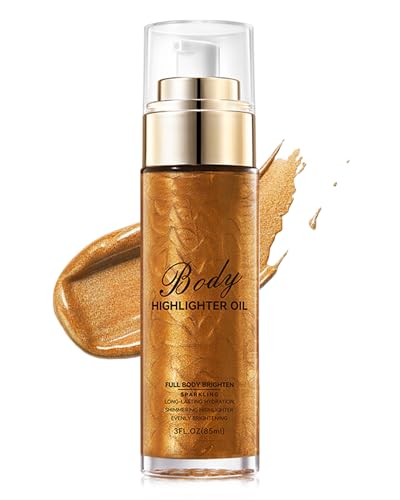 Body Shimmer Glow Oil - Waterproof Luminizer Highlighter