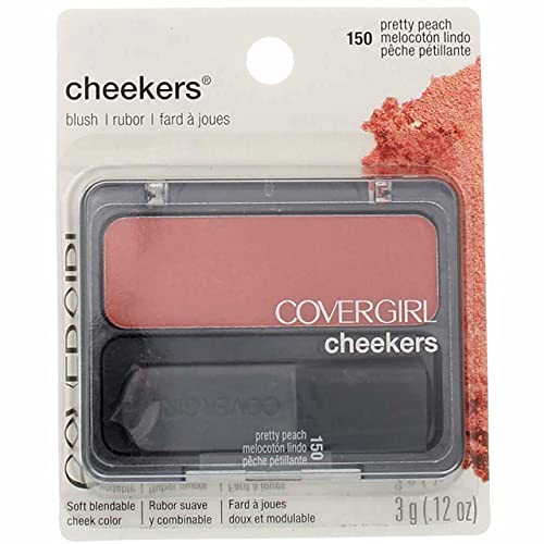 CoverGirl Cheekers Blush #150 Pretty Peach 0.12oz