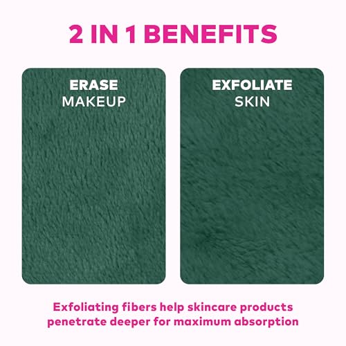 The Original MakeUp Eraser Mini PRO, Erase All Makeup With Just Water, Including Waterproof Mascara, Eyeliner, Foundation, Lipstick, Sunscreen and More! Harry Potter Slytherin, 1ct