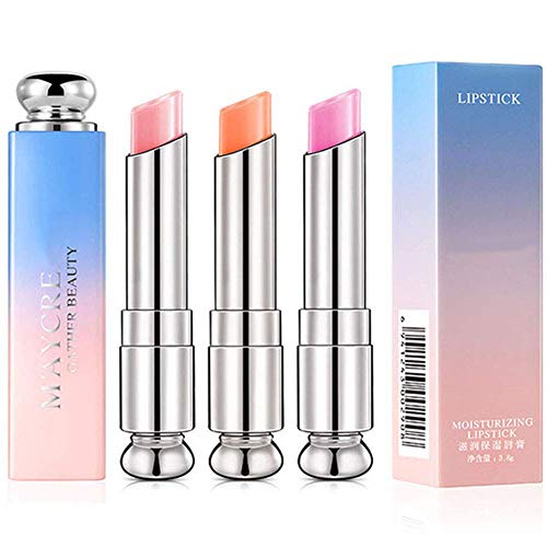 Temperature Color Changing Jelly Lipstick Set - 3 Colors