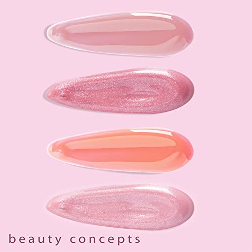 Beauty Concepts 10-Piece Lip Gloss Set – Pink Shades