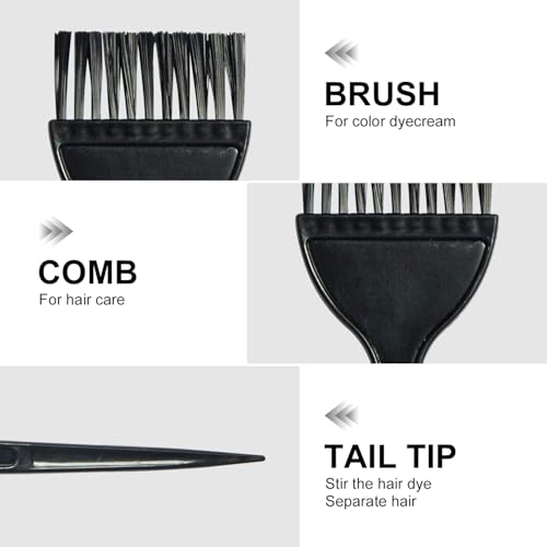 2 Pack Reusable Hair Dye Brushes - Professional Salon & Home Use Applicators