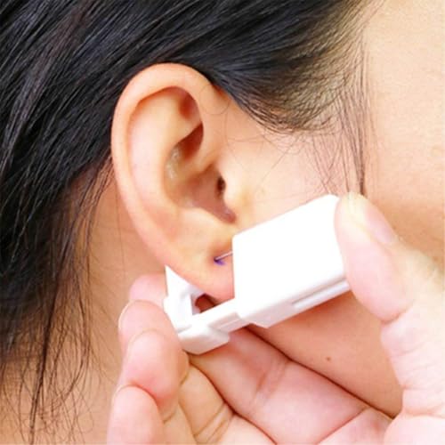 Disposable Ear Piercing Kit with Preloaded CZ Earring Studs