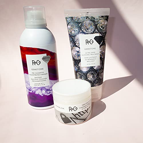 R+Co Gemstone Pre-Shampoo Color Protect Masque | Preserve Hair Color, Vibrance + Hydration + Softness | Vegan + Cruelty-Free | 5.75 Oz
