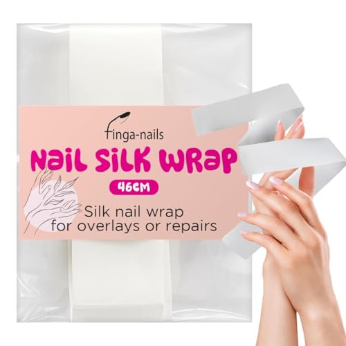 Finga-Nails Silk Nail Wrap Kit - Cracked & Split Nail Repair Tape (46cm)