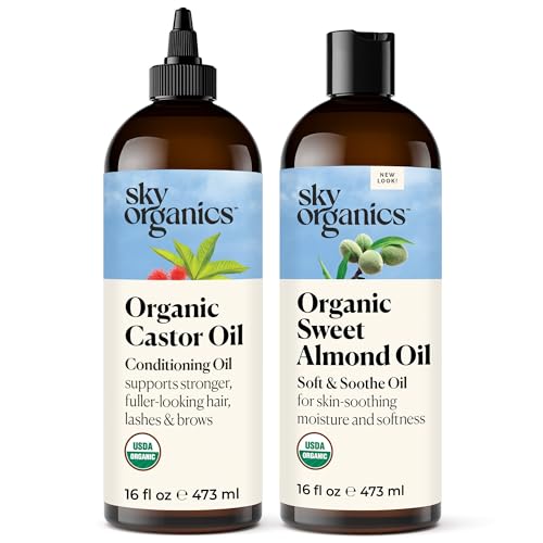 Sky Organics Almond Oil & Castor Oil