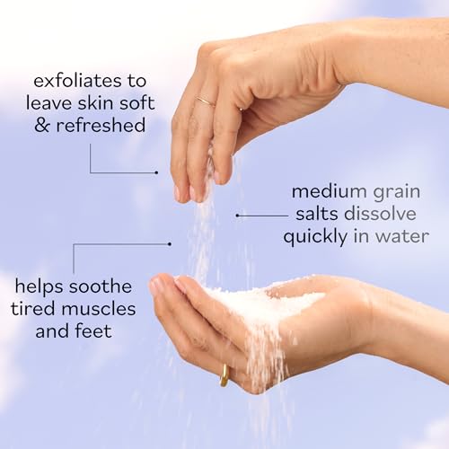 Epsom Salt Bath Soak 5 lbs - Pure Magnesium Sulfate, Unscented