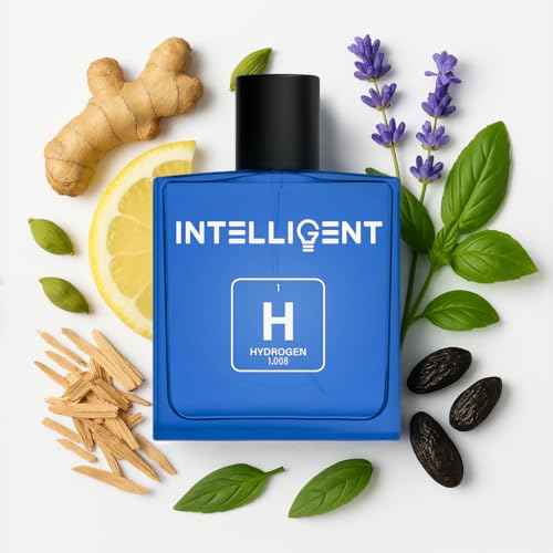 Intelligent Hydrogen Eau de Parfum | Cologne for Men | Fresh, Playful, and Elegant | 3.4 Fl Oz (100 mL)