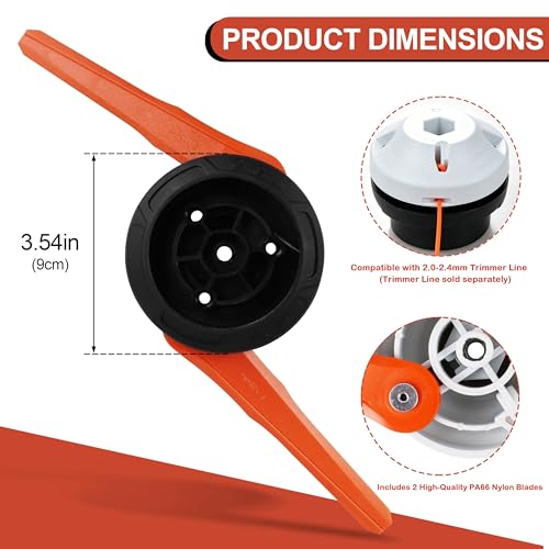 Heavy Duty Trimmer Head for Stihl FS38 FS40 FS45 FS50