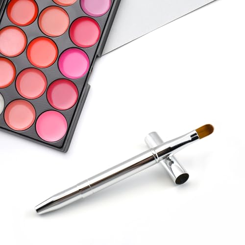 Retractable Lip Makeup Brush Double-Ended Cosmetic Tool