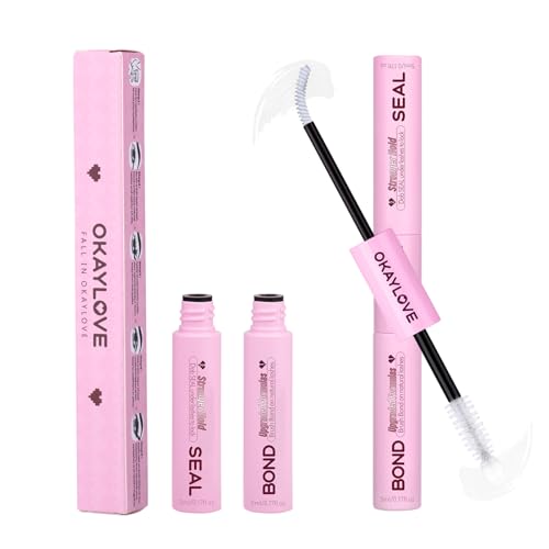 OKAYLOVE Lash Cluster Glue 2-in-1 Bond & Seal, Waterproof