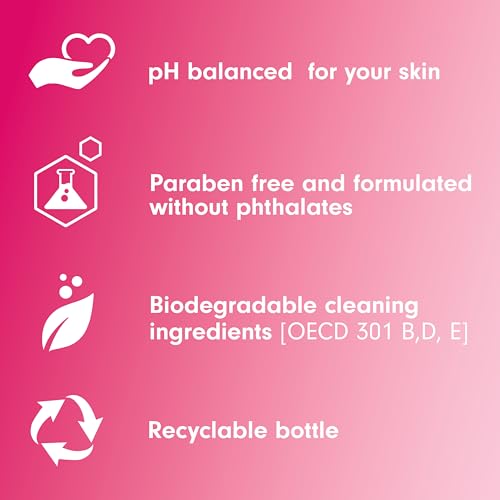 Softsoap Body Wash & Gel Strawberry, 20oz, pack of 4 + BIC Soleil Smooth Colors Women's Disposable Razors With Vitamin E Lubricating Strip for Enhanced Glide, Great Stocking Stuffer, 14-Count Gift Set