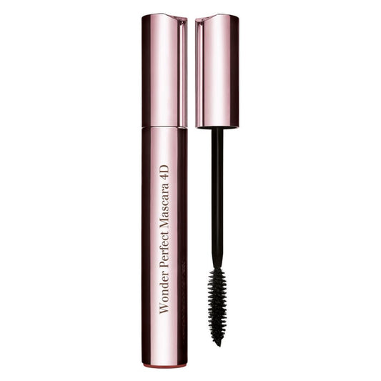 Clarins Wonder Perfect Mascara | Visibly Lengthens, Curls, Defines and Volumizes Lashes With Lash Boosting Complex | Long-Wearing | Contains Plant Extracts With Skincare Benefits | 0.2 Ounces