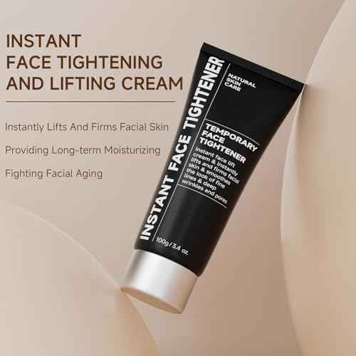 Face Tightener, Instant Face Lift Cream, Temporary Instant Wrinkle Filler for Skin Tightening and Lifting Cream Daily Moisturizer for Women Men£¬3.4 Ounce (Pack of 1)