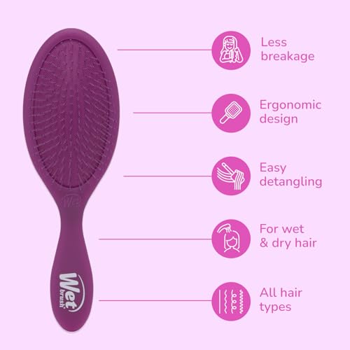 Wet Brush Original Detangler Hair Brush Purple Frost - All Hair Types