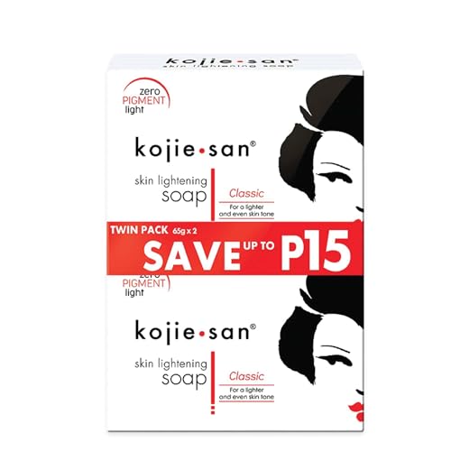 Kojie San Brightening Orange Kojic Acid Soap Bar 2 x 65g - Dark Spot Remover