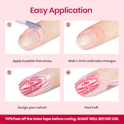 Beetles Liquid Latex for Nails 15ml Peel-Off Cuticle Guard