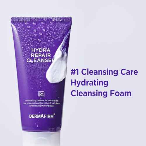 Dermafirm Hydra Repair Cleanser R4 Perilla Purple 150g ? Hydrating and Soothing Facial Cleanser for Sensitive Skin