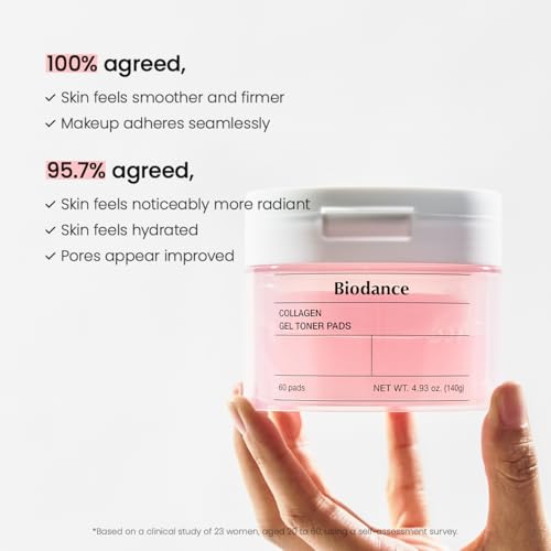 Biodance Collagen Gel Toner Pads 60ct - Pore Minimizer